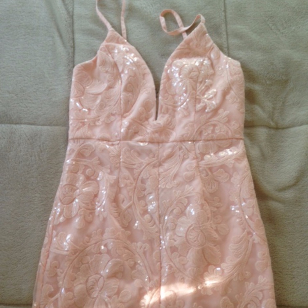 Elegant pink dress